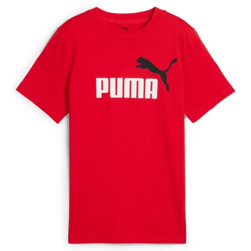Puma ESS 2 Color No.1 Logo junior gyerek póló, piros-fehér-fekete, S25