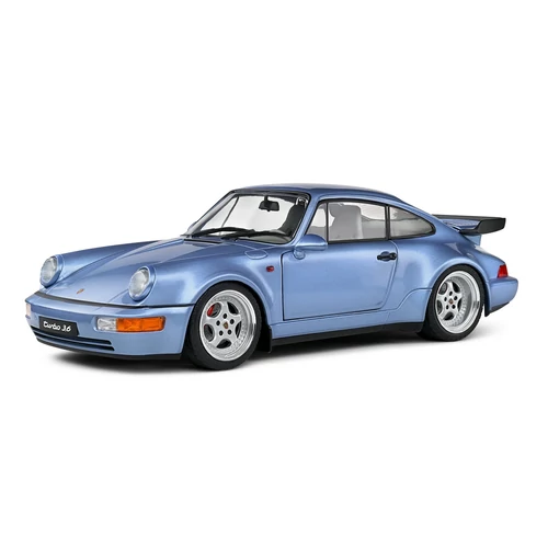 Porsche 911 (964) Turbo Horizon kék 1990 modell autó 1:18
