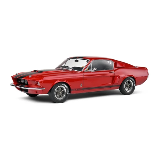 Shelby Mustang GT500 1967 piros/fekete modell autó 1:18