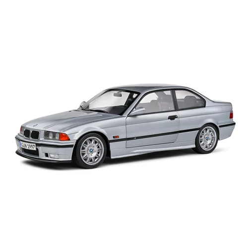 Bmw E36 Coupe M3 Artic ezüst 1990 modell autó 1:18