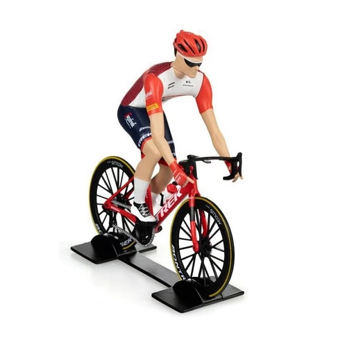 TDF Courreur Trek-Segafredo "TDF 2023" fehér/piros/fekete modell kerékpár 1:18