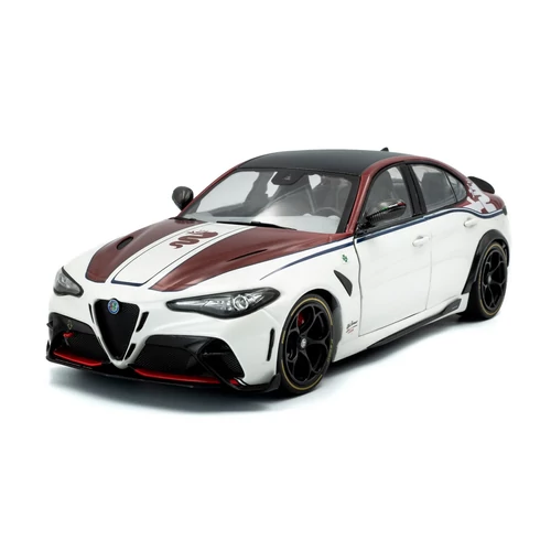 Alfa Romeo Giulia GTA-M Bianco I Rosso fehér 2023 modellautó 1:18