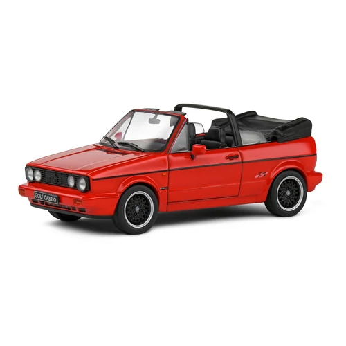 Volkswagen Golf 1 MKI Convertible Sportline Tornado piros 1992 modellautó 1:43