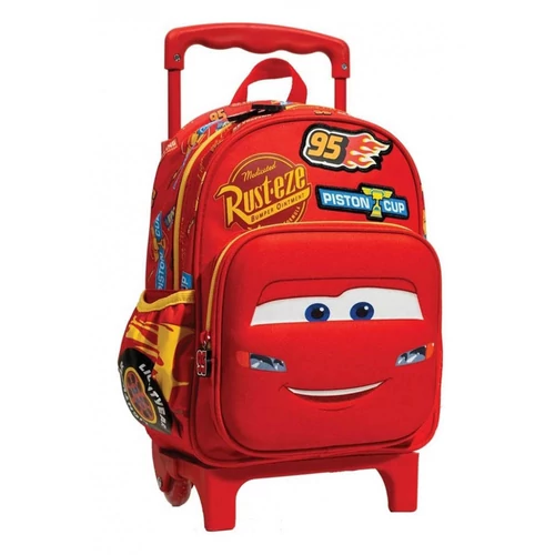 Disney Verdák Piston Cup gurulós ovis hátizsák, táska 30 cm